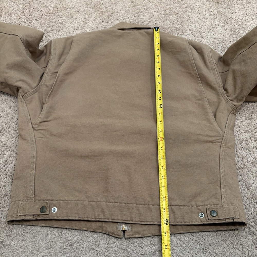 Vintage Carhartt Blanket Lined Detroit Jacket Men's Medium Saddle Brown J204 SDL - Picture 9 of 9